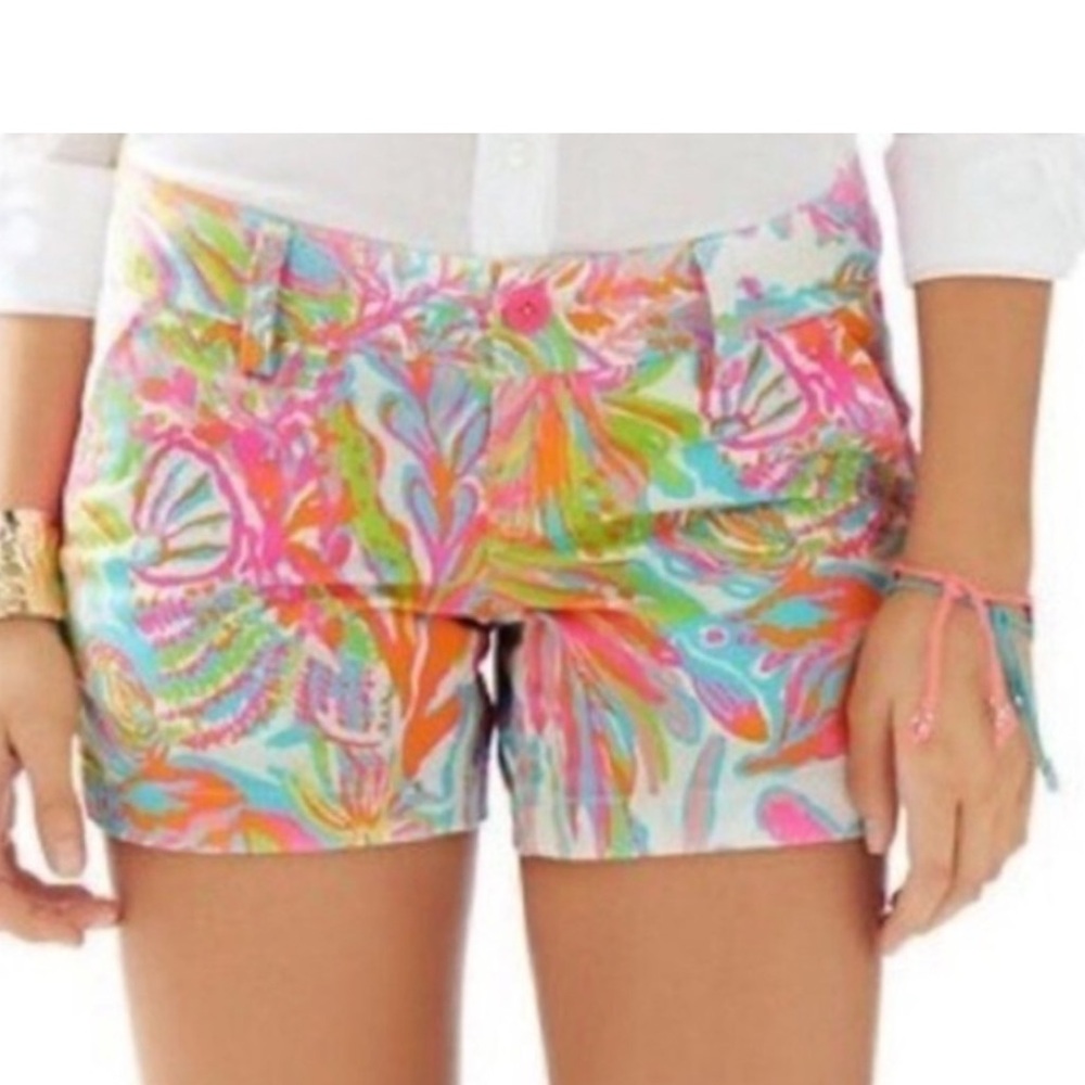Lilly Pulitzer Callahan Shorts in Scuba to Cuba print sz 6
